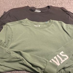 RVCA & STANCE long sleeve tees